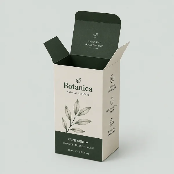 order printed reverse tuck end box fine packaging